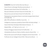 Xiaomi MI Smart Air Purifier Elite User Manual