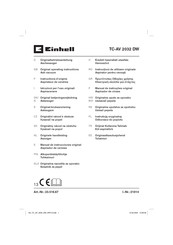 EINHELL TC-AV 2032 DW Original Operating Instructions
