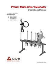 MVP Patriot MVE-PAT-3000-X Operation Manual