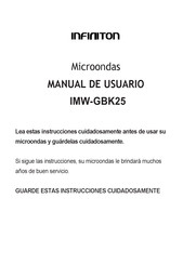 Infiniton IMW-GBK25 Instruction Manual