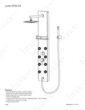 Luxier SP26-GS Installation Manual