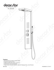 Decor Star PL-020-SS Installation Manual