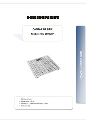 Heinner HBS-150WHP Instruction Manual