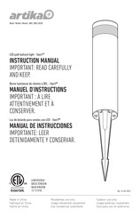 Artika Swirl 8BOL-SWLV-HD2BL Instruction Manual