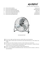 Alpina SF-5013 Instructions For Use Manual