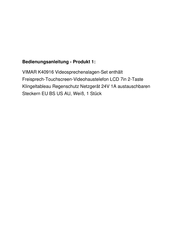 Vimar K40930 User Manual