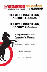 Manitou mustang 1950RT Operator's Manual