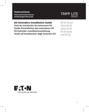 Eaton TRIPP LITE B126-1P0-MINI Installation Manual
