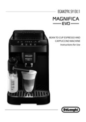 DeLonghi Magnifica Evo ECAM29 5 EX:1 Series Instructions For Use Manual