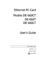 D-Link DE-660CT User Manual