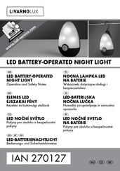 LIVARNO LUX 270127 Operation And Safety Notes