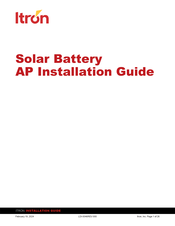 ITRON Solar Battery AP Manual