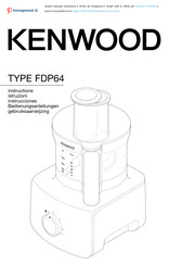 Kenwood FDP643 Instructions Manual