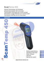Dostmann Electronic ScanTemp 450 Operating	 Instruction