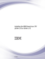 IBM PowerLinux 7R1 Installing