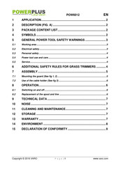 Powerplus POW6012 Manual
