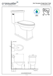 Crosswater Heir US-HEI9005CW-SF Installation Instructions Manual