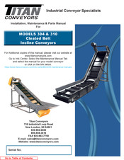 Titan 304 Installation, Maintenance & Parts Manual