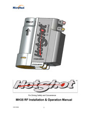 MicroHeat HotShot MH35 RF Installation & Operation Manual