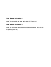 Black & Decker BDEJS300C Instruction Manual