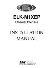 M1 ELK-M1XEP Installation Manual