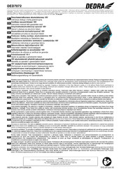 DEDRA DED7072 Instruction Manual