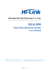 Hi-Link HLK-B50 User Manual