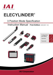 IAI ELECYLINDER CB-EC-PWBIO100-RB Instruction Manual