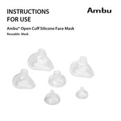 Ambu Open Cuff Silicone Face Mask Instructions For Use Manual
