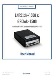 Safran LNRClok-1500 User Manual