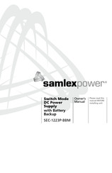 SamplexPower SEC-1223P-BBM Owner's Manual