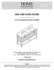 Home Decorators Collection 1001047724 Use And Care Manual