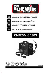 CEVIK PRO CE-PROMIG 130N Instruction Manual