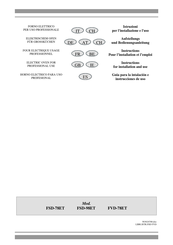 Lotus FSD-98ET Instructions For Installation And Use Manual