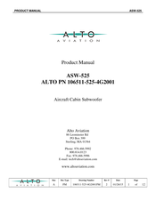 Alto Aviation ASW-525 Product Manual