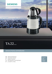 Siemens TA22005 Instruction Manual