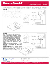 Burndy ThermOweld CS-48 Instructions