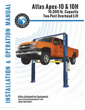 Atlas Equipment ATEAP-PVL10 Installation & Operation Manual