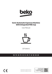 Beko CaffeExperto CEP 6464 X User Manual