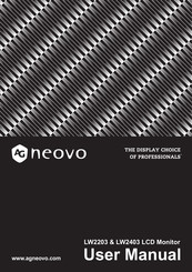 AG Neovo LW2403 User Manual