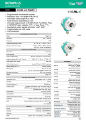 Lika AQ58S Series Quick Start Manual