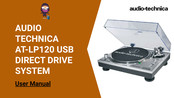 Audio Technica AT-LP120 USB User Manual