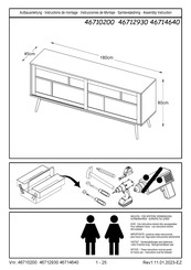 DRAWER KIYO 46714640 Assembly Instruction Manual
