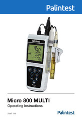 palintest Micro 800 MULTI Operating Instructions Manual