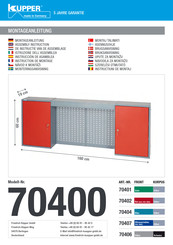 kupper 70404 Assembly Instruction Manual