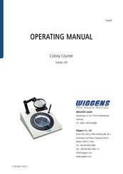 Wiggens Galaxy 230 Operating Manual