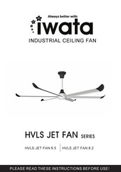 Iwata HVLS JET FAN 8.2 Instructions Manual