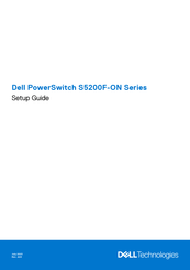 Dell PowerSwitch S5200F-ON Series Setup Manual