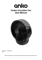 anko HEG22AC User Manual