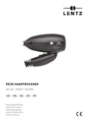 LENTZ HD-004 Instruction Manual